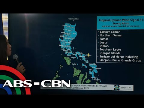 LIVE: PAGASA holds press briefing on Tropical Storm #KristinePH | October 22