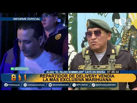 BDP repartidor de delivery vendía la marihuana más exclusiva