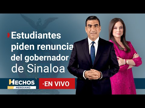 EN VIVO | Estudiantes piden renuncia del gobernador de Sinaloa | Hechos Meridiano (19/09/2024)