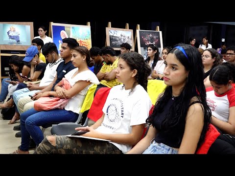 Estudiante participan en presentación a 40 años de la demanda de Nicaragua contra Estados Unidos