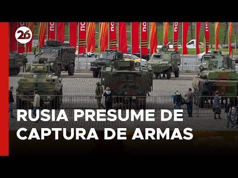 RUSIA presume de la captura de armas y tanques de OCCIDENTE en la guerra en Ucrania