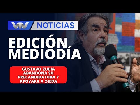 Edición Mediodía 17/04 | Gustavo Zubia abandona su precandidatura y apoyará a Ojeda