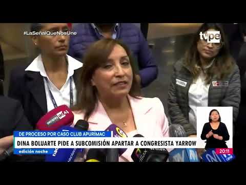 Dina Boluarte pide apartar a congresista Norma Yarrow de votación en SAC