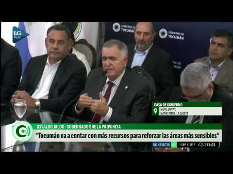 Osvaldo Jaldo: Si el presidente decide que el pacto se firme en Tucumán, lo recibiremos con gusto