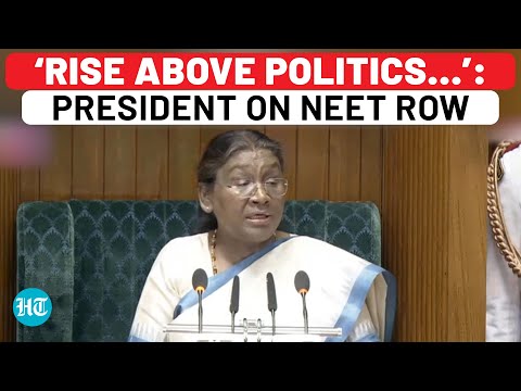 President Murmu Speaks On NEET Controversy In Lok Sabha; ‘Government Will Ensure…’ | Watch