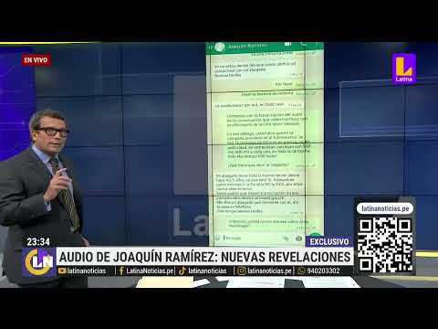 Descargos de Joaquín Ramírez tras audios de la DEA: No son considerados dentro de la investigación