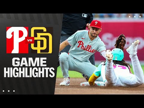 Phillies vs. Padres Game Highlights (7/11/25) | MLB Highlights