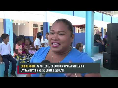 Ambientes dignos mejoran la calidad educativa en la Costa Caribe Norte - Nicaragua