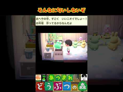 そんなに匂いしないぞ #あつまれどうぶつの森 #shorts #あつ森