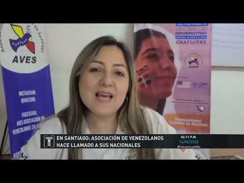 Asociación de venezolanos en Santiago llaman a venezolanos a que se acojan al plan de normalización