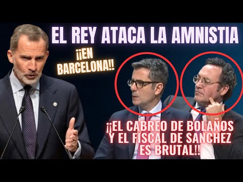 ¡CABREO EN MONCLOA!El ATAQUE del REY FELIPE VI a la AMNISTÍA ¡EN LA CARA DE BOLAÑOS Y EL FISCAL!