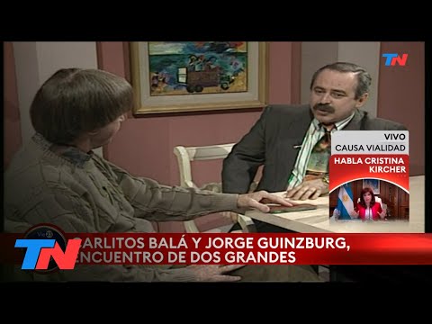 Una entrevista para el recuerdo: Carlitos Balá y Jorge Guinzburg, el encuentro de dos grandes