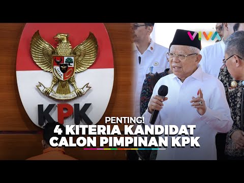 Ma'ruf Amin Wanti-wanti Jangan Ada Kandidat Calon Pimpinan KPK Titipan