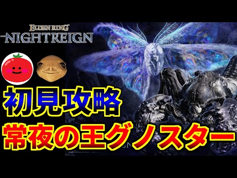 【エルデンリング ナイトレイン】強化グノスター(常夜の王グノスター) 初見攻略プレイ動画【超越の光アニムス】