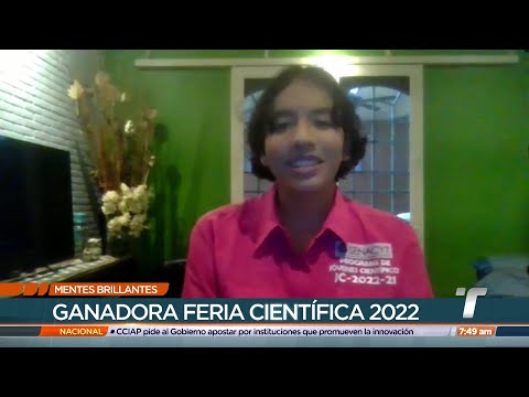 Mentes Brillantes: Isabella García, representará a Panamá en feria científica en EE. UU.