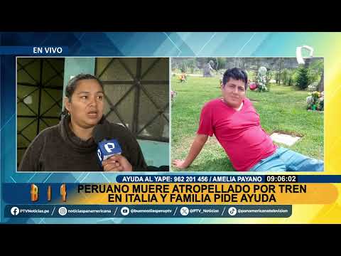 Peruano muere en accidente en Italia: familia pide apoyo para trasladar sus restos