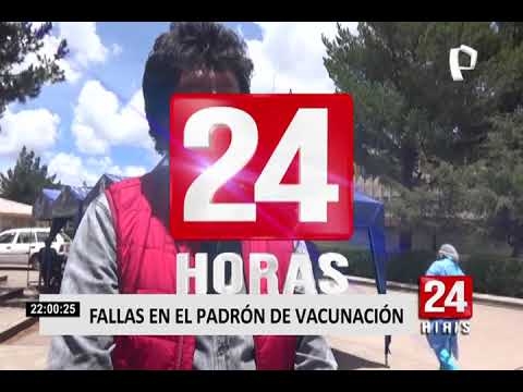 Cusco, Puno y Ayacucho presentan fallas en el padrón de vacunación contra el COVID-19