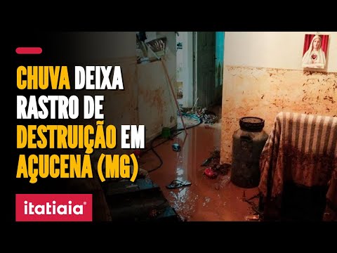 TEMPORAL CAUSA DESTRUIÇÃO EM AÇUCENA, NO VALE DO RIO DOCE (MG)
