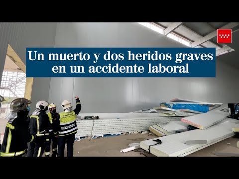 Un muerto y dos heridos graves en Alcalá de Henares al desprenderse parte del techo de una nave