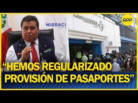 Superint. de Migraciones responsabiliza de desabastecimiento de pasaportes a gestiones anteriores