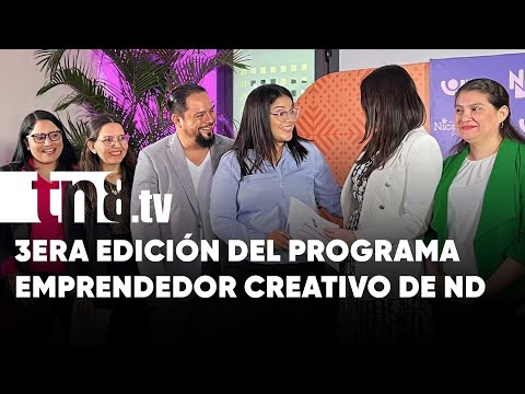 Escuela Creativa en Nicaragua Diseña Reconoce al Emprendedor Creativo