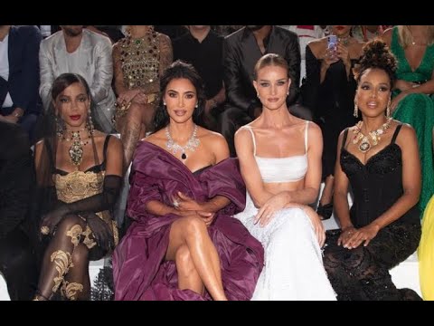 Kim Kardashian y Anitta se roban el show durante el desfile de Alta Moda de Dolce & Gabbana en Itali