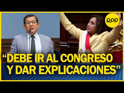 Eduardo Salhuana: “La presidenta Boluarte debe acudir al Congreso y dar explicaciones”