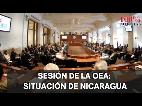 ?#LOÚLTIMO | Consejo Permanente de OEA se pronuncia sobre situación en Nicaragua