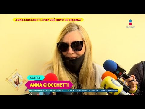 ¡Anna Ciocchetti revela que un problema de presión la orilló a abandonar escenario!