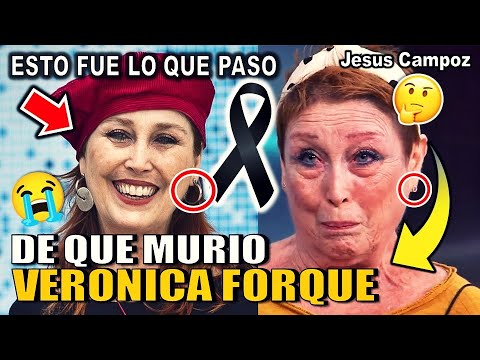 Veronica Forque de que murio LA VERDAD actriz española muere | Masterchef Celebrity QUE PASO noticia