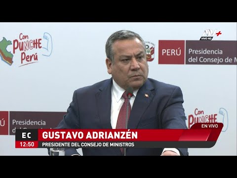 Gustavo Adrianzén como premier: Hablaremos siempre con la prensa y lo haremos con la verdad