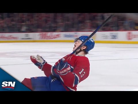 Cole Caufield Makes Great Defensive Play Before Burying Rebound Goal vs. Red Wings
