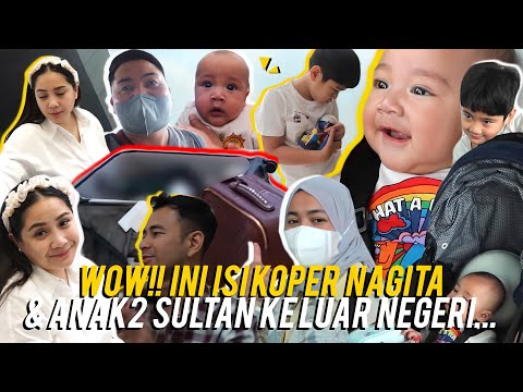 RAYYANZA PERTAMA KALI KE LUAR NEGERI !!! NAGITA RIBET PACKING SAMPE GA TIDUR, RAYYANZA HAPPY BANGET