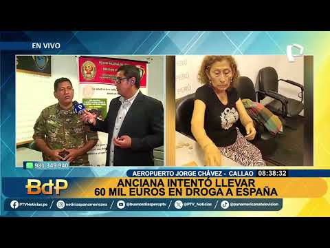 BDP anciana intentó llevar 60 mil euros en droga a España
