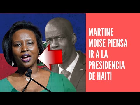 Martine Moise viuda de Jovenel Moise dice que considera postularse a la Presidencia de Haití