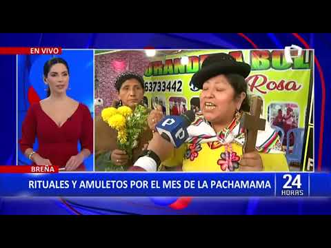 Por el mes de la Pachamama: Realizan rituales para la buena suerte en Breña