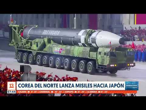 Corea del Norte lanza misiles hacia Japón