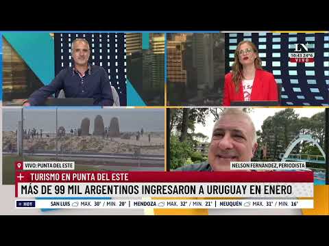 Más de 99 mil argentinos ingresaron a Uruguay en enero
