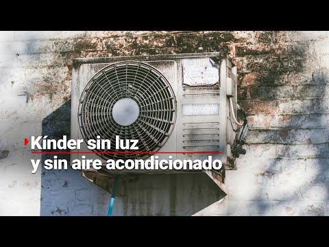 ¡Los niños se están asando! | Kínder en Veracruz no tiene luz ni aire acondicionado ¡a 40 grados!