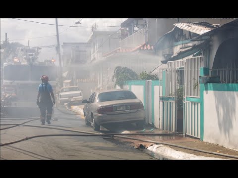 Incendio en Cataño afecta una residencia