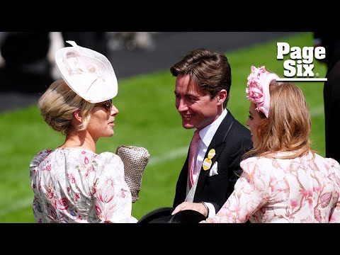 Princess Beatrice twins with her aunt, the Duchess of Edinburgh, in pink floral dress at Royal Ascot