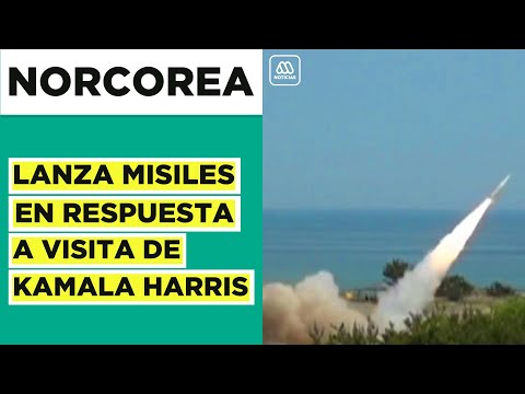 Kamala Harris visitó la frontera entre las Coreas y Norcorea respondió lanzando misiles