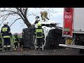 Wypadek ciarwki w Siernikach 28. 03. 21