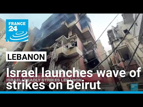 'Massive wave of Israeli bombardments' on Beirut • FRANCE 24 English