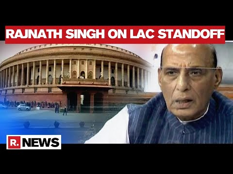 Defence Minister Rajnath Singh Addresses Parliament On The Situation At Ladakh