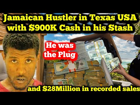 Jamaican Hustler in Texas USA with $900K In His Stash and $28Million in Sales