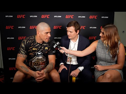 Alex Pereira Backstage Interview | UFC 320