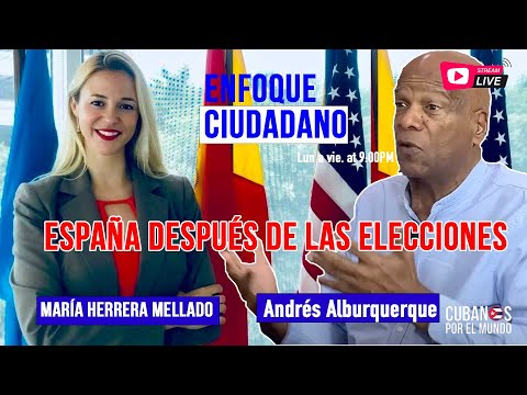 #EnfoqueCiudadano Andrés Alburquerque: España después de las elecciones, con María Herrera Mellado