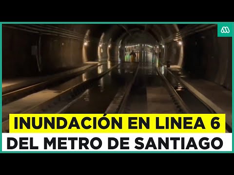 Metro cierra tramo por inundación de la vía subterránea