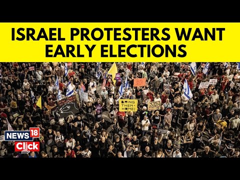Israelis Take To Streets Of Tel Aviv To Demand New Elections And To Protest Against Government |G18V